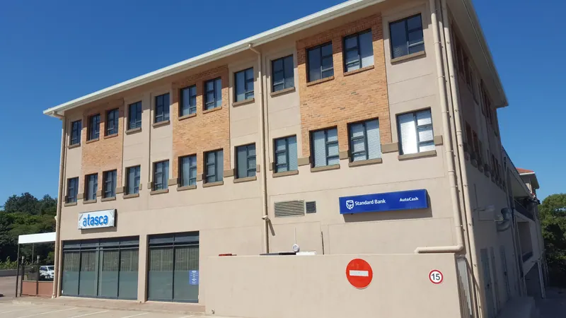 The three-storey face-brick Engen House office building in Westville after its renovation